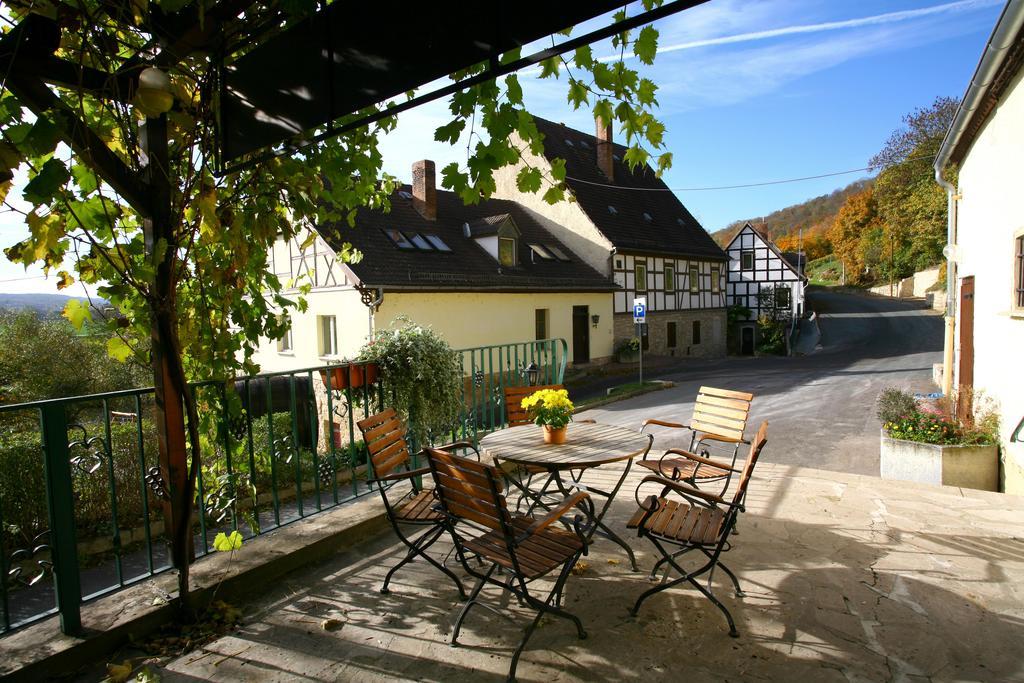 Ferienwohnung Weingut Kloster Pforta 나움부르크 객실 사진