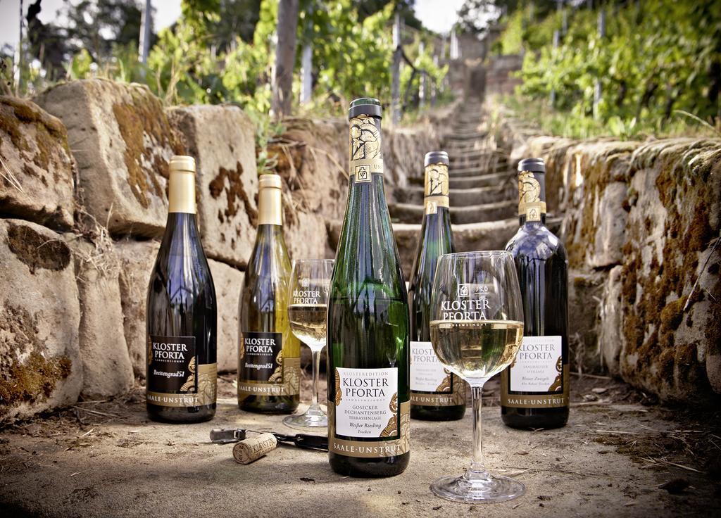Ferienwohnung Weingut Kloster Pforta 나움부르크 객실 사진